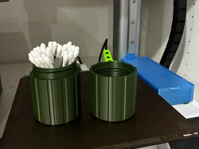 Cotton swab box
