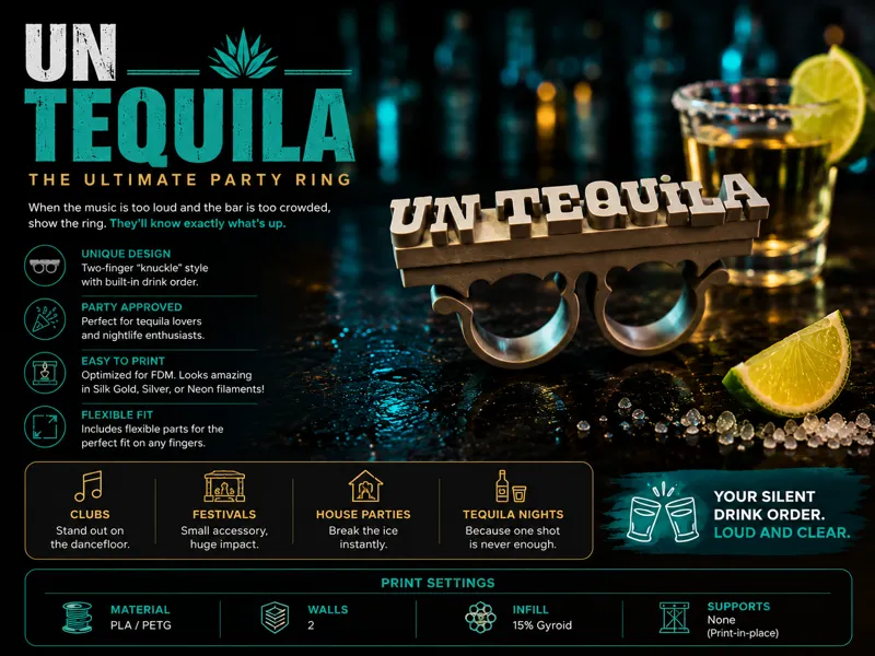 Knuckle Ring - Un Tequila