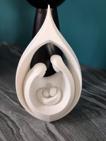 Modelo para impresión 3D: Minimalistische nordische Krippe – Weihnachtsdeko — vista de referencia 2