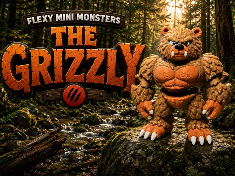 Flexy Mini Monsters: The Grizzly