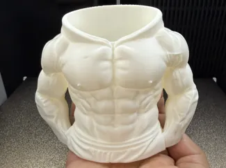 Male Body Builder Pen Holder