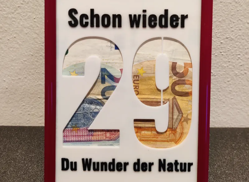 Geburtstagsgeschenk - Schon wieder 29
