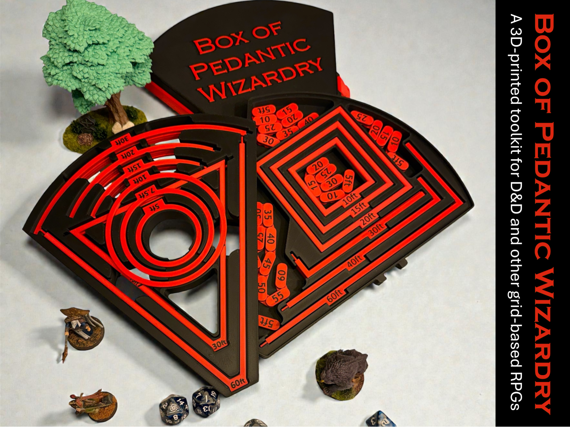 "DM's Box of Pedantic Wizardry" Measuring Set
