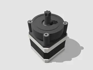 Slim planetary gearbox for Nema 17