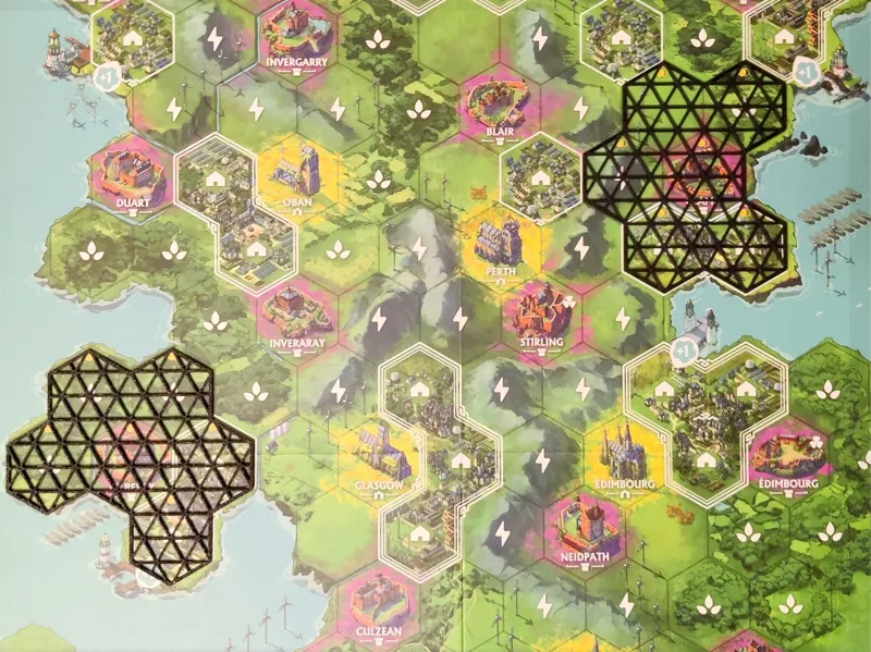 Rebirth Board Game - 2 Player board Mask