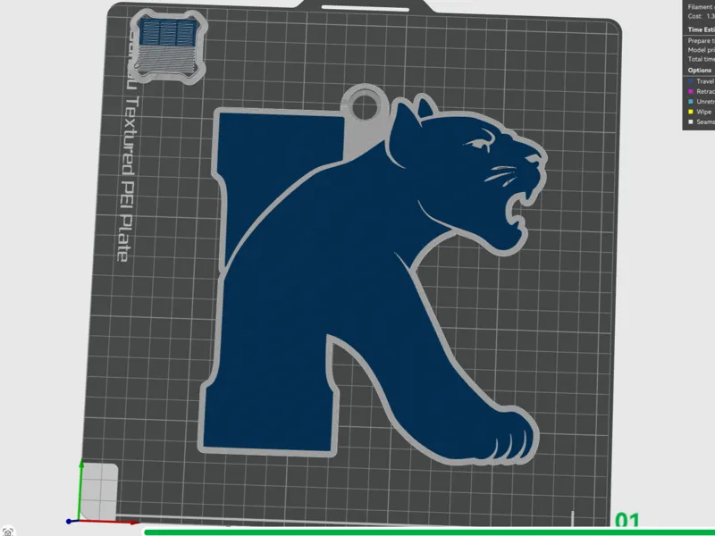 Kean university Pendant 