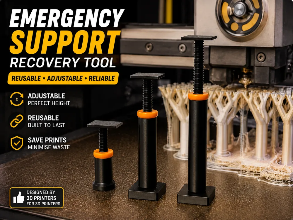 Herramienta de reemplazo para soporte de impresión — imagen de referencia de MakerWorld