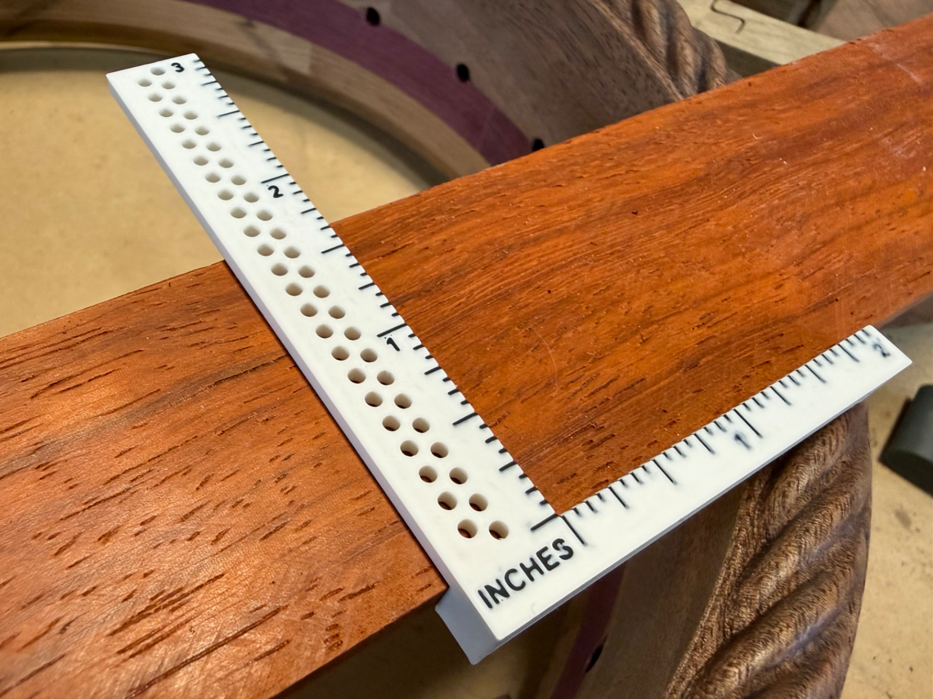 Small Woodworking Square in Inches