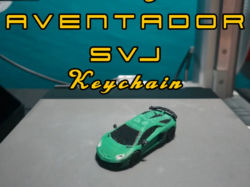 Lamborghini Aventador SVJ Keychain (PIP WW)