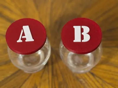 A/B Comparison Bourbon Trail Glass Cap
