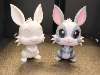 Sweet bunny with an adorable gaze
