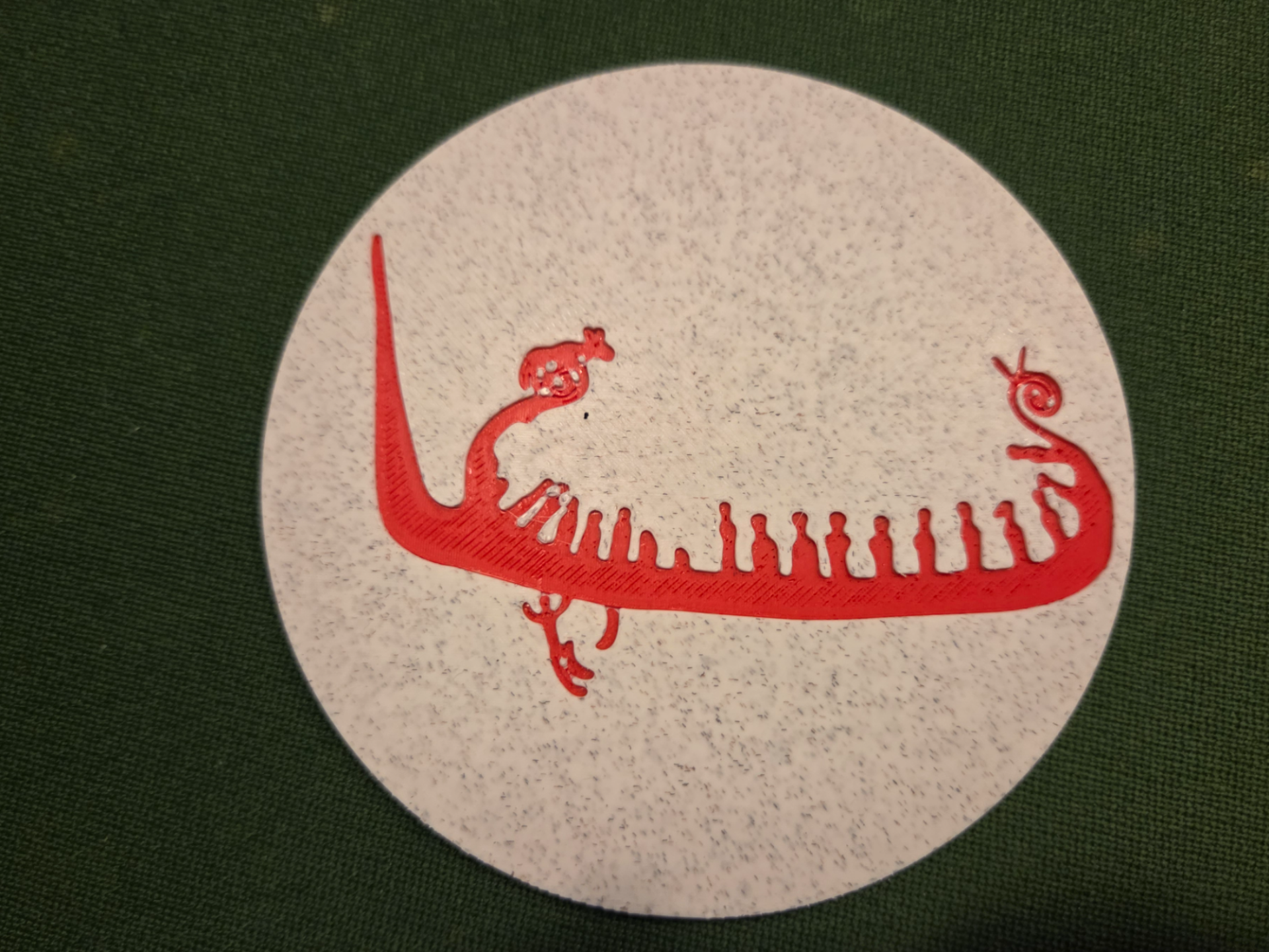 Big Ship Coaster: Swedish Bronze Age Rock Carving