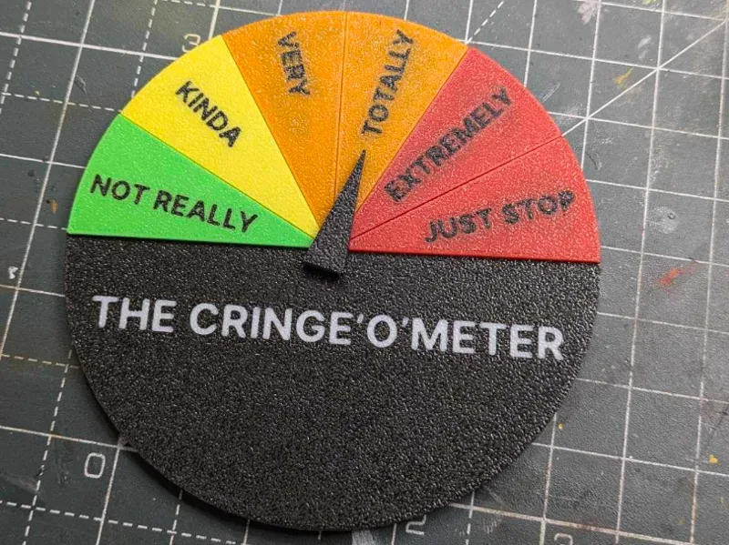Cringe'o'meter