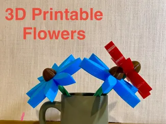 3D Printable Flowers