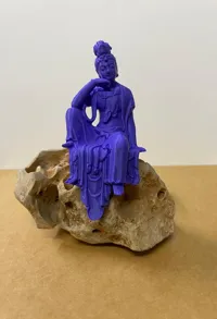 Statuette de Guanyin au repos — photo 4