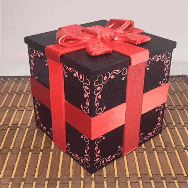 Loving Hearts Tile for Exploding Gift Box V2