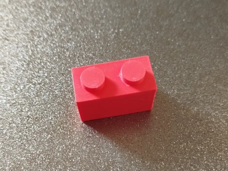 200% Brick 1x2 Wall Basic Stone Klemmbaustein