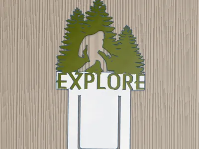Bigfoot Bookmark