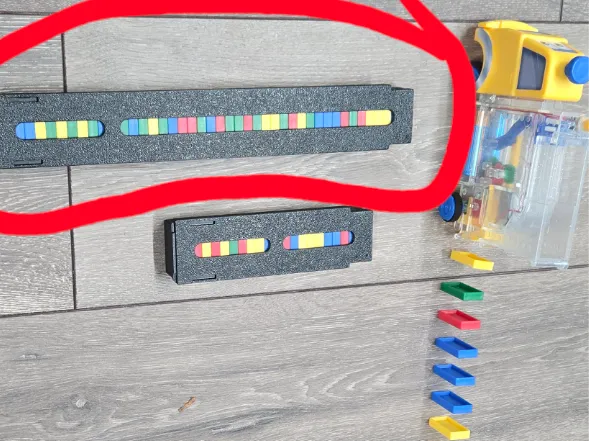 Longer Tray for Domino train