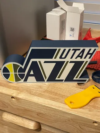 Utah Jazz Light Box