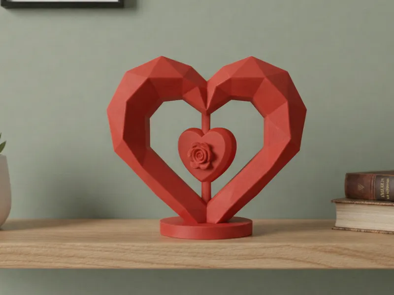 Drehbares Herz – Valentinstag Deko & Geschenk 