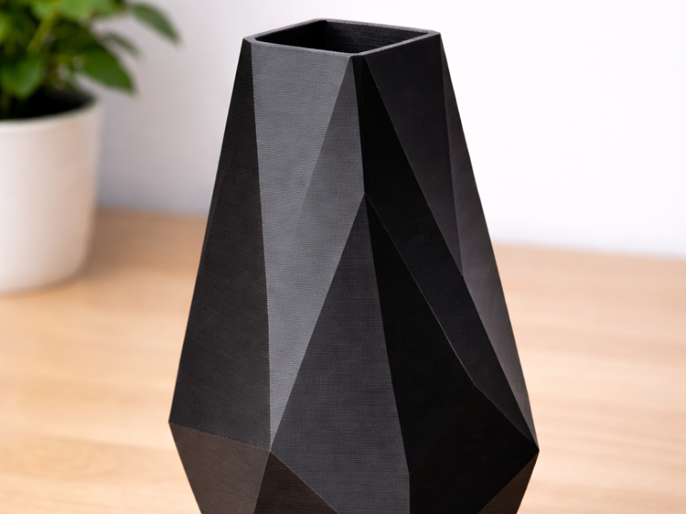 Modern Geometric Vase ( No Support )