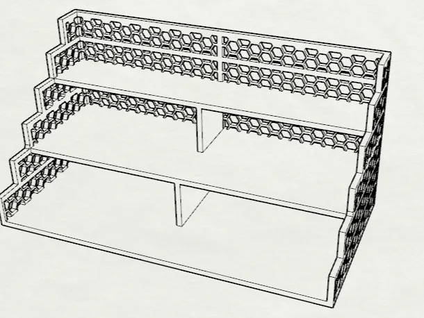 横置放顶架台