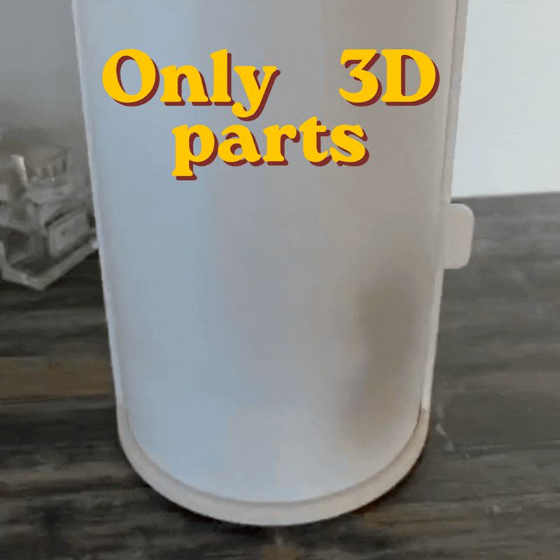 Rotating Makeup Tower - 100% 3D Printed