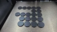 20 coins on one plate