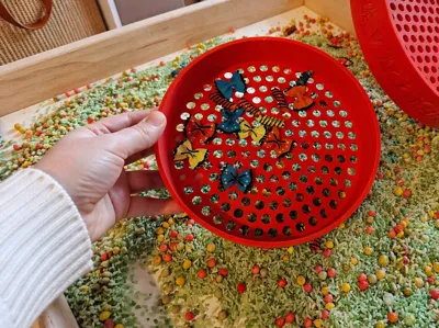 Sensory Sifting Sieves Set (3x, Stackable, Large)