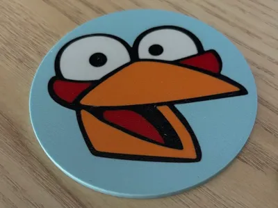 Blue Angry Birds Coaster