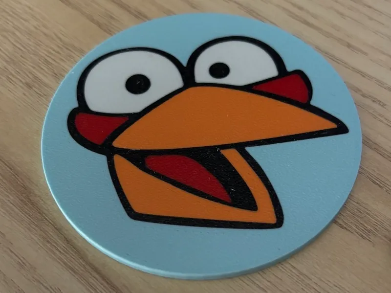 Blue Angry Birds Coaster