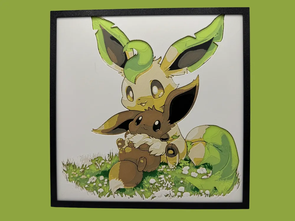 Leafeon and Eevee