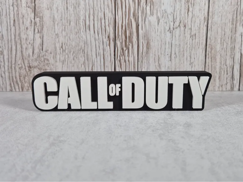 Call of Duty Desk Sign – Iconic CoD Logo