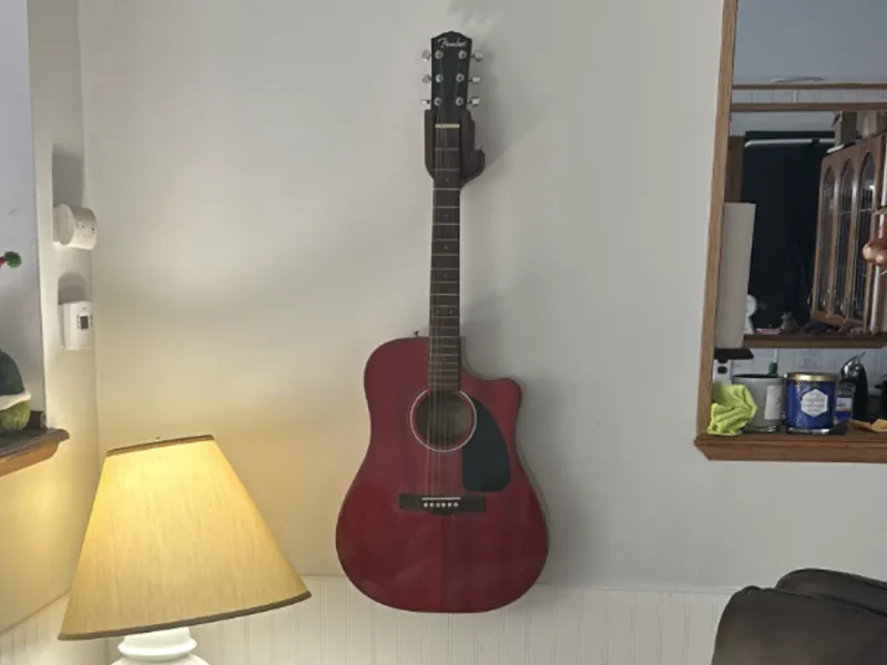 Guitar Wall Mount w/ pick holder