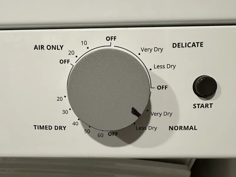 Whirlpool Laundry Center Dryer Knob
