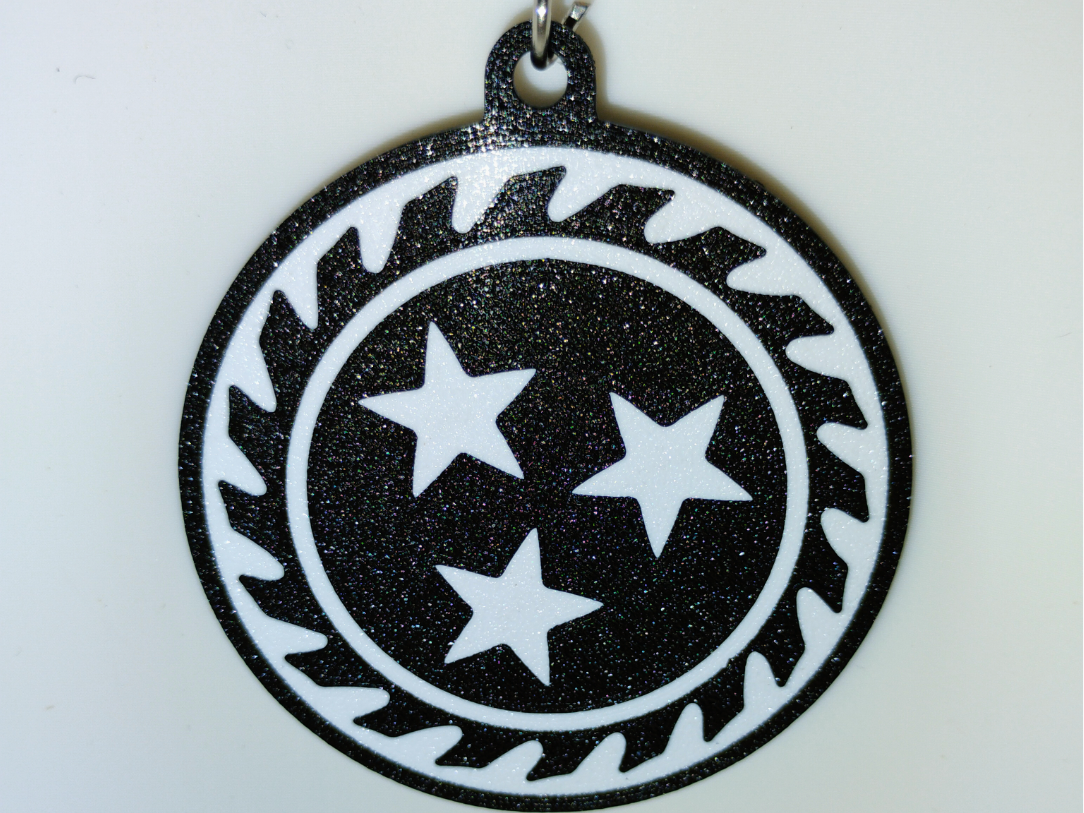 White Chapel The Saw Is The Law Keychain