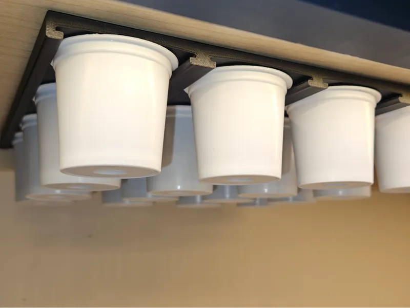 Low Profile 16 K Cup Coffee Pod Under Cabinet