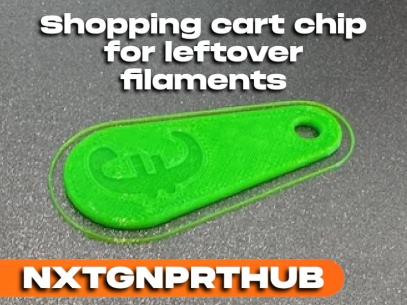 shopping cart chip 1€ / Einkaufswagenchip 1€