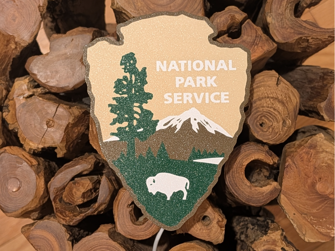 National Park Service (NPS) Lightbox Sign