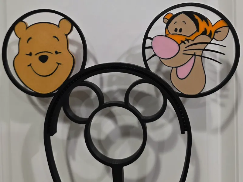 Winnie the Pooh and Tigger Mickey Ears