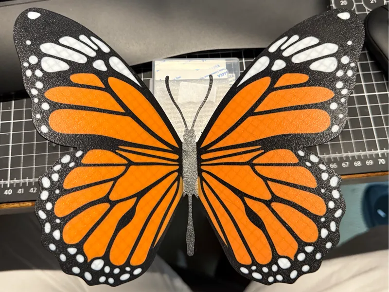 Large Magnetic Butterfly 23cm w/ 15mm Magnet