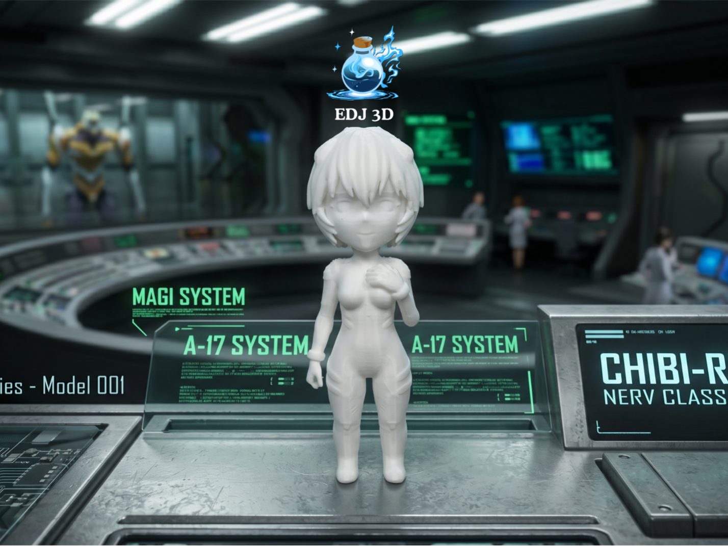 Chibi - Rei Ayanami - Evangelion Neon Genesis