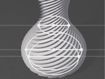 spiral flower vase