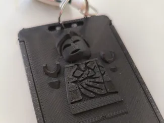 LEGOs-like Han Solo Carbonite ID Badge card holder