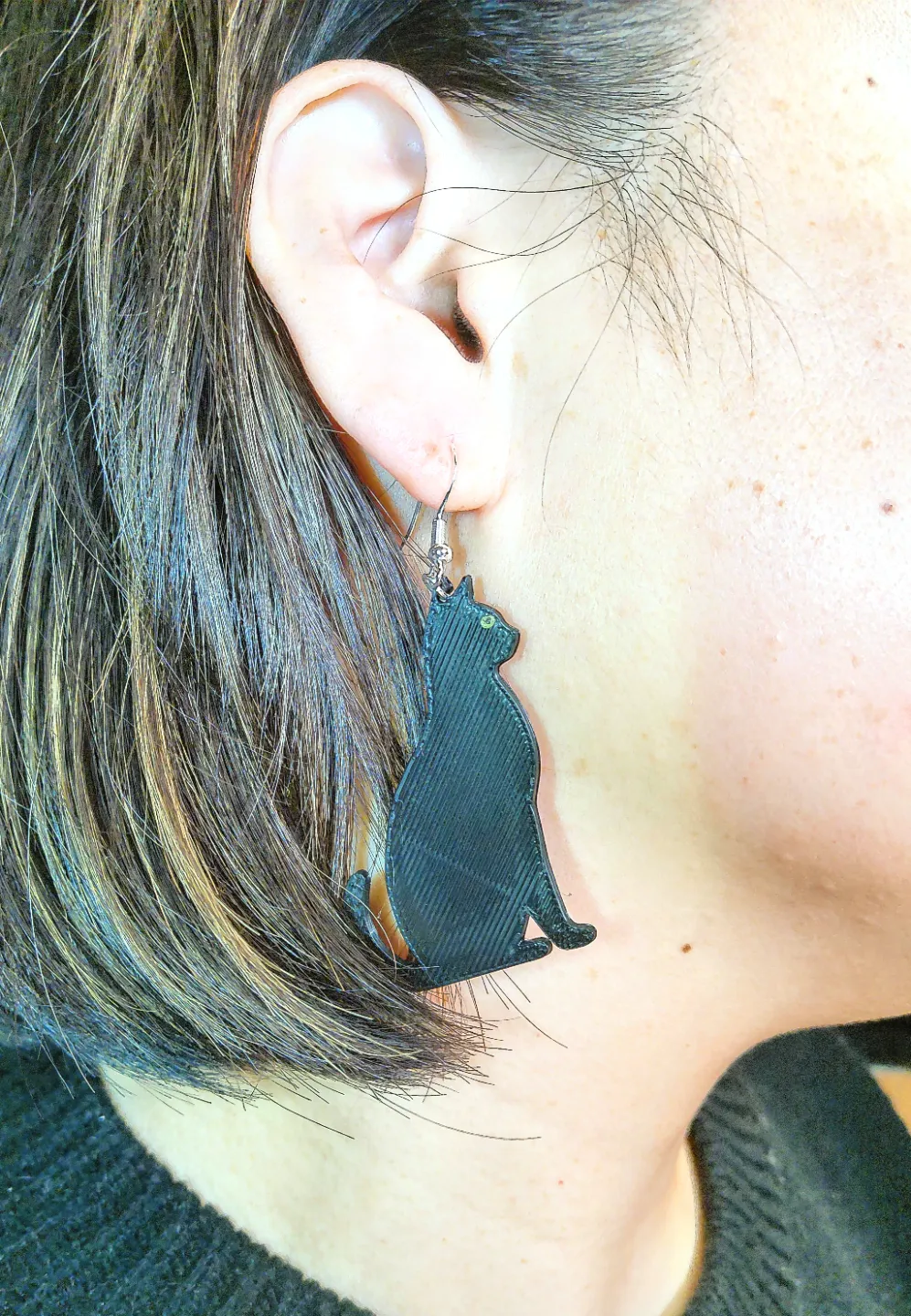 Cat Earrings view 3