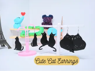 Cat Earrings