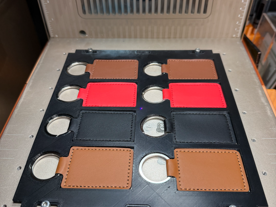 Rectangular Leather Keychain jig for F2 Ultra