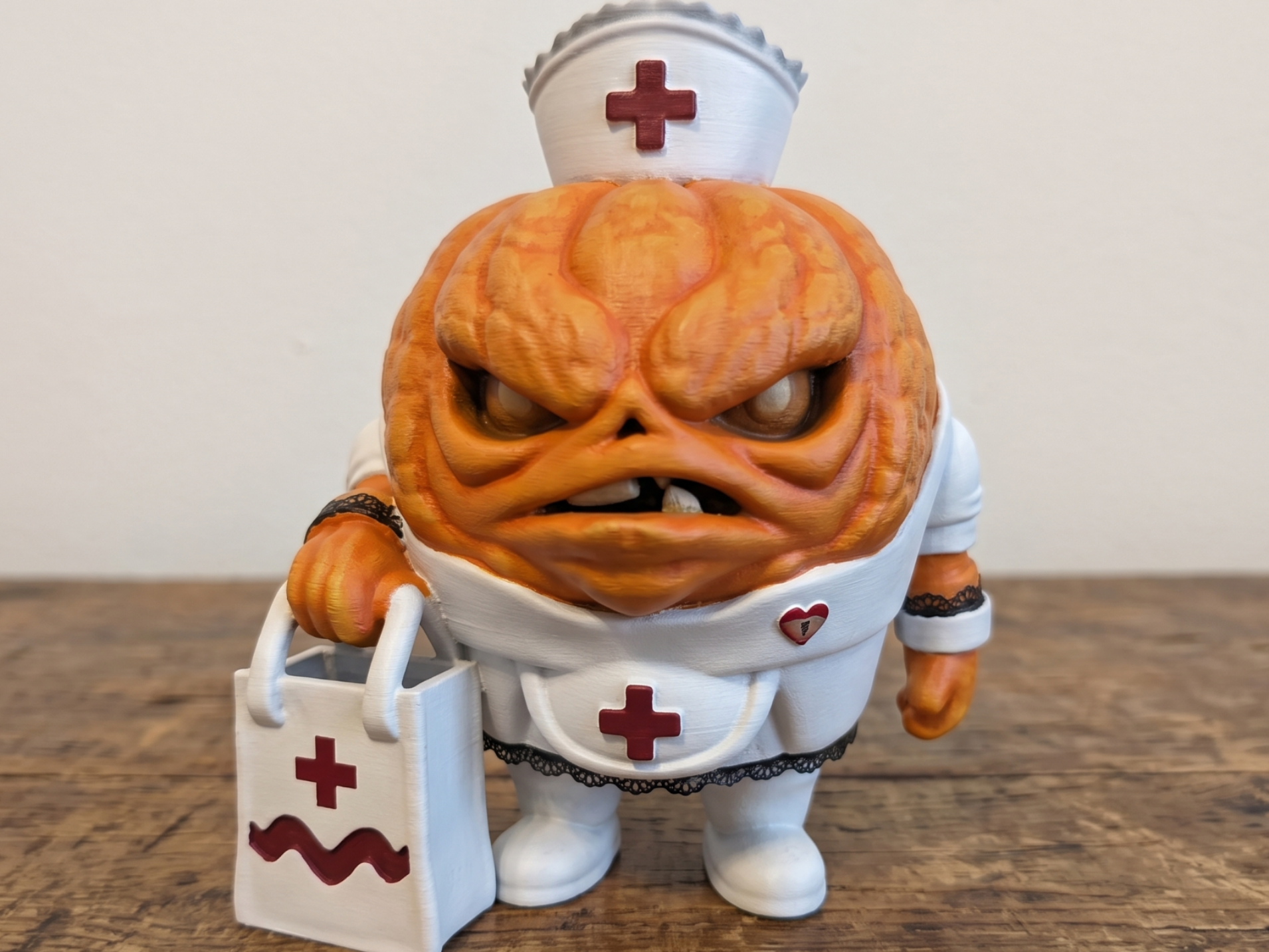 Halloween Nurse Pumpkin Trick-or-Treating