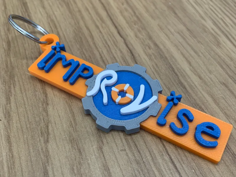 impROVise ROV Team Keychain